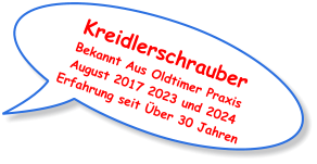 Kreidlerschrauber Bekannt Aus Oldtimer Praxis August 2017 2023 und 2024 Erfahrung seit Über 30 Jahren